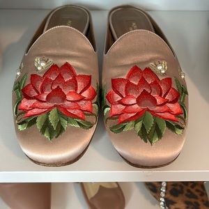 Aquazzura lotus mules 36.5